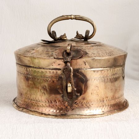 Vintage Finest Brass Jewelry Box for Decoration