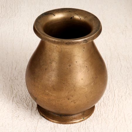 South Indian Brass Holy Water Pot for Flower Decoration