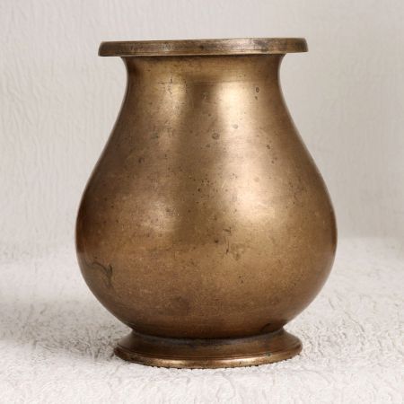 South Indian Brass Holy Water Pot for Flower Decoration