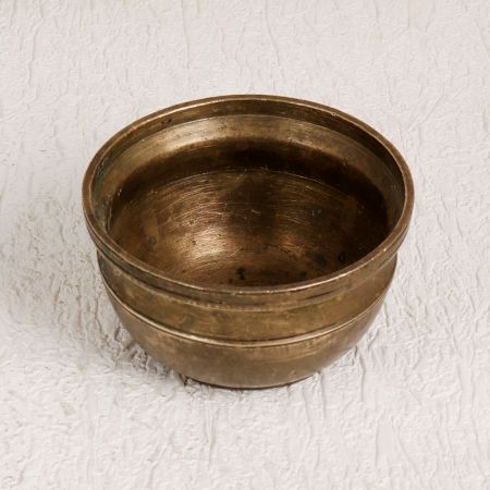 Holy Brass Kumkum Bowl in South Indian Art for Decor