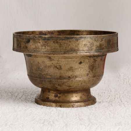 Adorable Vintage Finest Brass Kumkum Bowl for Prayer