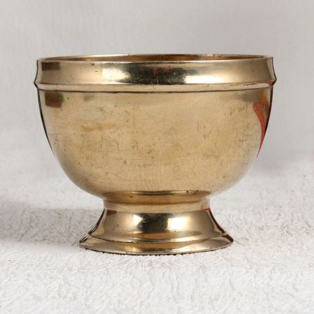 Shiny Golden Premium Brass Kumkum Bowl for Decoration
