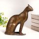 Handcrafted Finest Brass Cat Statue for Home Decor