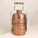 Handmade Premium Copper Tiffin Box for Decoration