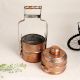 Handmade Premium Copper Tiffin Box for Decoration