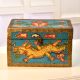 Dragon Engraved Handmade Wooden Box for Decoration