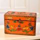 Floral Engraved Handmade Wooden Box for Decoration