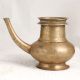 South Indian Art Vintage Brass Holy Water Pot with Spout
