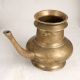 Handcrafted Brown Finish Holy Water Pot with Spout