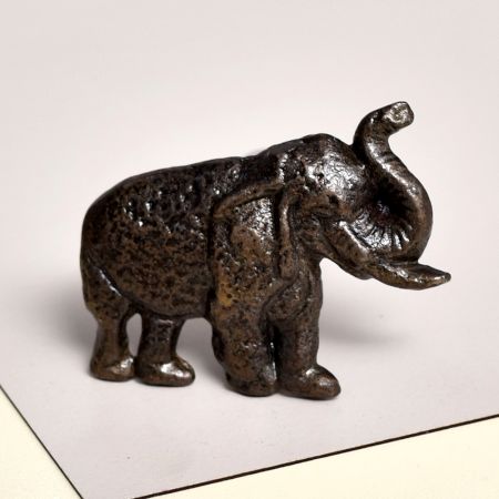 Handmade Elephant Metal Drawer Knob