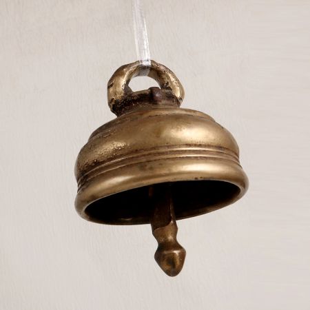 Antique Brown Hanging Bell Made of Finest Bell Metal