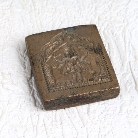 Square-Shaped Bell Metal Jewelry Mold for Decor