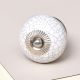 White Crackle Ceramic Cabinet Knob Online