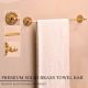 Handmade Brass Towel Hanger in Golden Finish