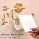Handmade Premium Brass Toilet Paper Holder for Bathroom