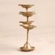 Handmade Oil Lamp Stand with 5 Jyots Made of Finest Brass