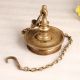 Vintage Handmade Oil Lamp Made of High-Quality Brass