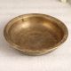 Vintage Handmade Brass Bowl in Brown Finish for Decor