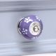 Dark Purple Floral Knob