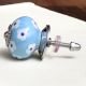 Sky Blue Flower Knob