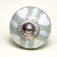 Sage Green Heart Ceramic Floral Cabinet Knobs Online