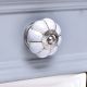 White Golden Medium Knob