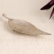 Handmade Leaf Shaped Fruit Bowl Made of Finest White Metal