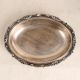 Vintage Finest White Metal Food Tray in Silver Finish