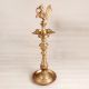 Shiny Golden Peacock Brass Oil Lamp Made of Premium Brass
