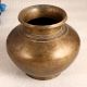 High-Quality Brown Finish Brass Water Pot for Decoration