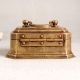 Vintage Finest Brass Jewelry Box from Colonial Period