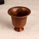 Antique Brown Finish Kumkum Bowl Cup Made of Brass
