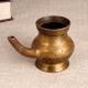 Small Brass Water Pot with Spout for Prayer and Decor
