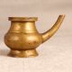 Antique Brown Finest Brass Water Pot with Spout for Prayer