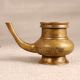 Vintage Sturdy Brass Water Pot with Spout for Decoration