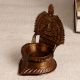 Handcrafted Vintage Brass Gajlaxmi Oil Lamp for Home Decor