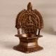 Handcrafted Vintage Brass Gajlaxmi Oil Lamp for Home Decor