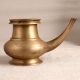 Elegant Brown South Indian Holy Water Pot Made of Brass