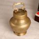 Vintage Handmade Brass Ganga Jali Pot for Prayer
