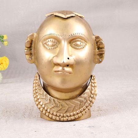 Finest Brass Gauri Head Statue for Home Decor