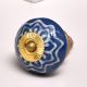 Cobalt Blue Decorative Ceramic Knob