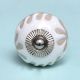 White Etched Ceramic Knob-29