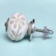 White Etched Ceramic Knob-29