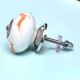Orange Running Rein Deer Pattern Ceramic Drawer Knob Online