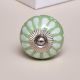 Sage Green Floral Ceramic Wardrobe Knobs Online