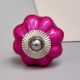 Solid Neon Pink Ceramic Melon Drawer Knob Online