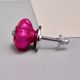 Solid Neon Pink Ceramic Melon Drawer Knob Online