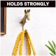 Solid Giraffe Animal Brass Hook