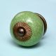 Pea Green Ceramic Crackle Drawer Knob