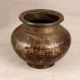 Handcrafted Vintage Brass Water Pot for Flower Decoration